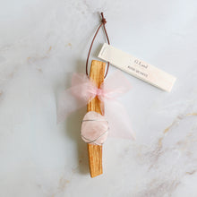 画像をギャラリービューアに読み込む, Christmas Ornament Palo Santo -Rose Quartz