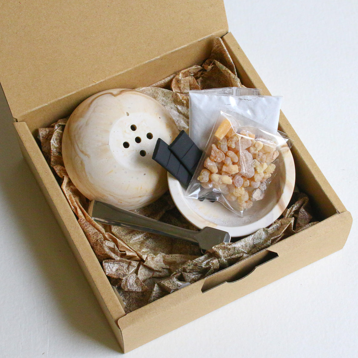 Power Wood Resin Incense Burner set | ギフト インテリア雑貨 G:Land