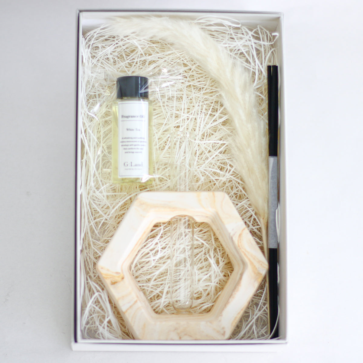 Reed Diffuser Flower set Yellow mable | ギフト インテリア