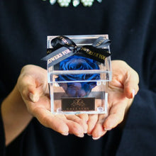 画像をギャラリービューアに読み込む, Crystal rose Box Classic petal <blue>.