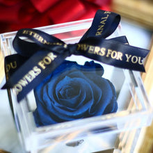 画像をギャラリービューアに読み込む, Crystal rose Box Classic petal <blue>.