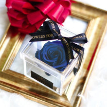 画像をギャラリービューアに読み込む, Crystal rose Box Classic petal <blue>.