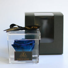 画像をギャラリービューアに読み込む, Crystal rose Box Classic petal <blue>.