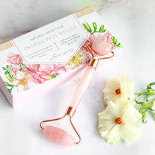 画像をギャラリービューアに読み込む, Crystal Face Roller <Rose quartz> <Natural>.