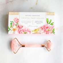 画像をギャラリービューアに読み込む, Crystal Face Roller <Rose quartz> <Natural>.