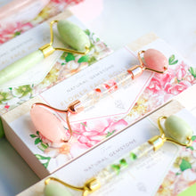 画像をギャラリービューアに読み込む, Crystal Face Roller <Jade> <Flower>.