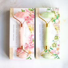 画像をギャラリービューアに読み込む, Crystal Face Roller <Rose quartz> <Natural>.