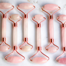 画像をギャラリービューアに読み込む, Crystal Face Roller <Rose quartz> <Natural>.