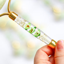 画像をギャラリービューアに読み込む, Crystal Face Roller <Jade> <Flower>.