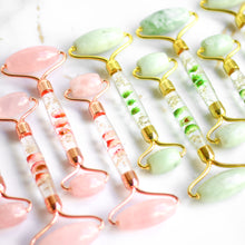 画像をギャラリービューアに読み込む, Crystal Face Roller <Jade> <Flower>.