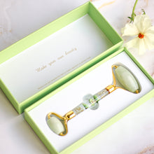 画像をギャラリービューアに読み込む, Crystal Face Roller <Jade> <Flower>.