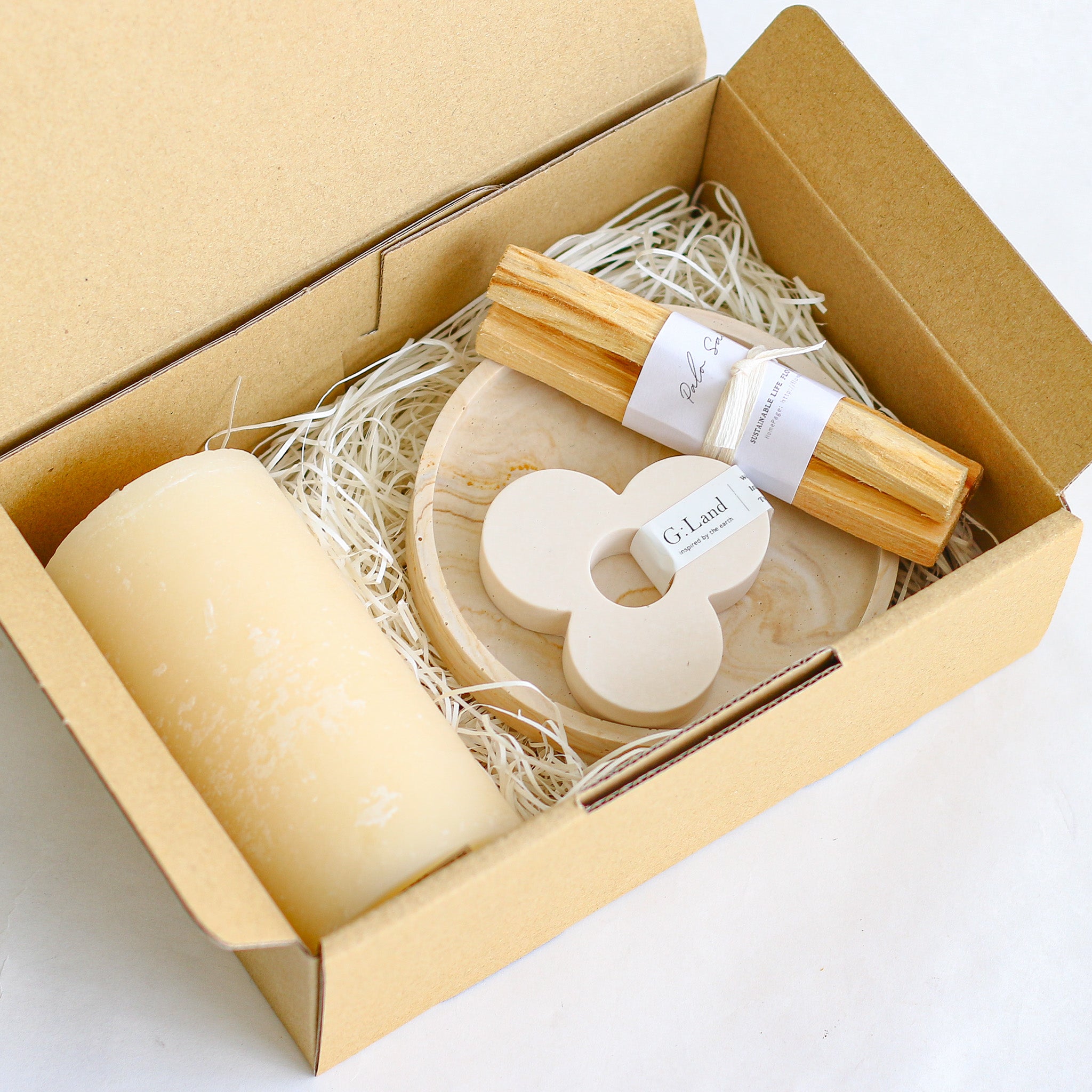 Palo Santo Gift set - Beige | ギフト インテリア雑貨 G:Land