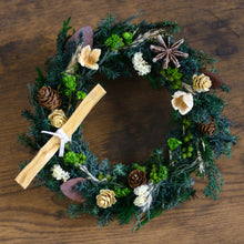 画像をギャラリービューアに読み込む, Christmas Wreath M -Palo Santo
