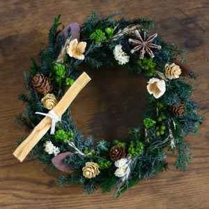 Christmas Wreath M -Palo Santo