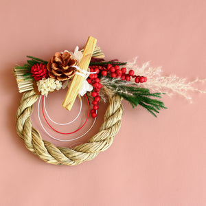 New Year Wreath S -Palo Santo