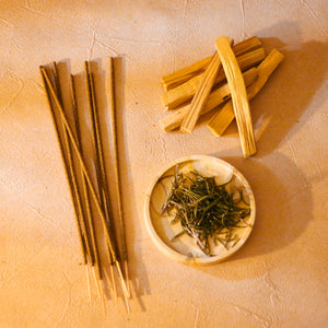 【お香立て付き】Positive Energy Palo Santo Incense Sticks -Rosemary