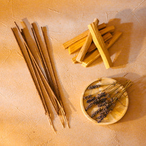 【お香立て付き】Positive Energy Palo Santo Incense Sticks -Lavender