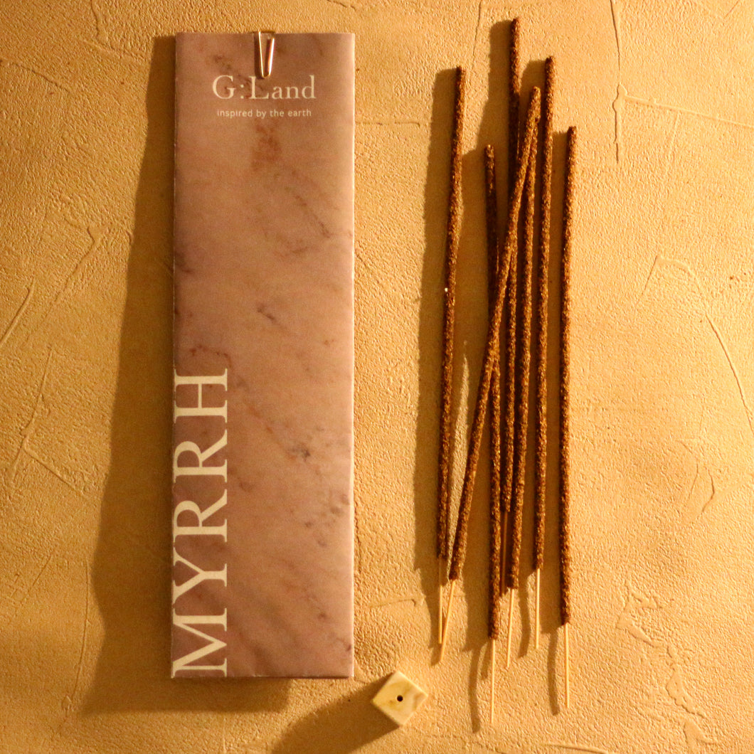 【お香立て付き】Positive Energy Palo Santo Incense Sticks -Myrrh