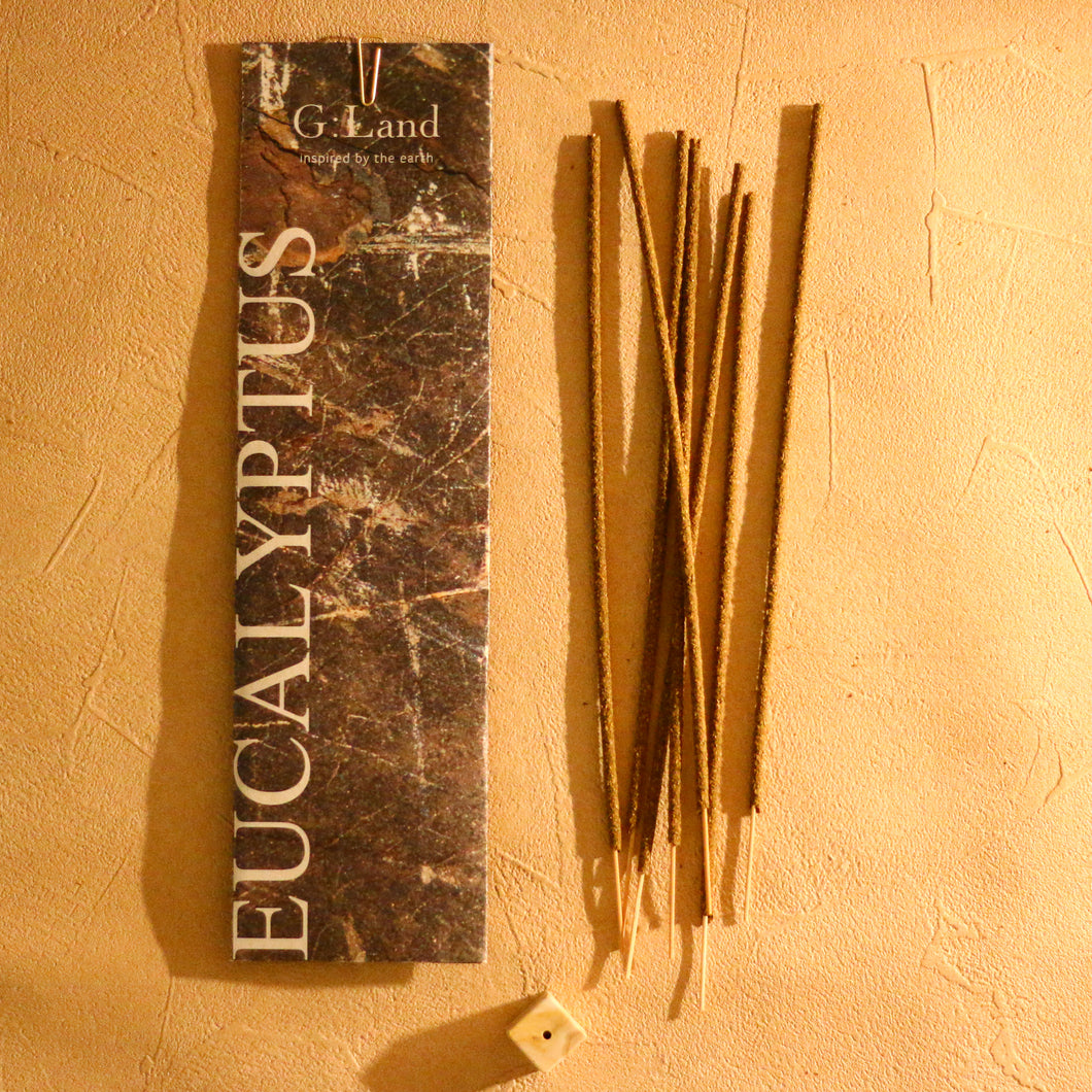 【お香立て付き】Positive Energy Palo Santo Incense Sticks -Eucalyptus