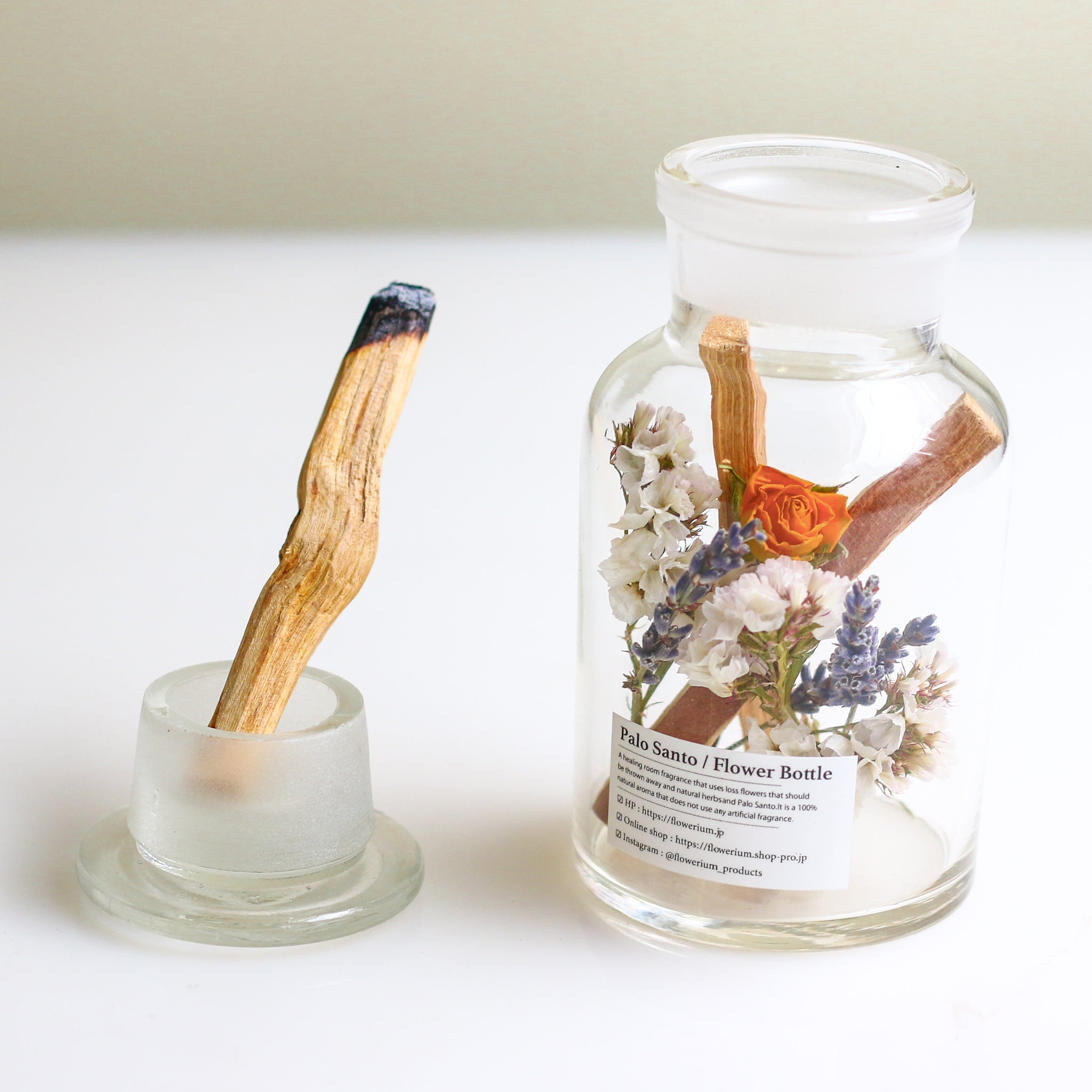 Positive Energy Palo Santo Flower Bottle