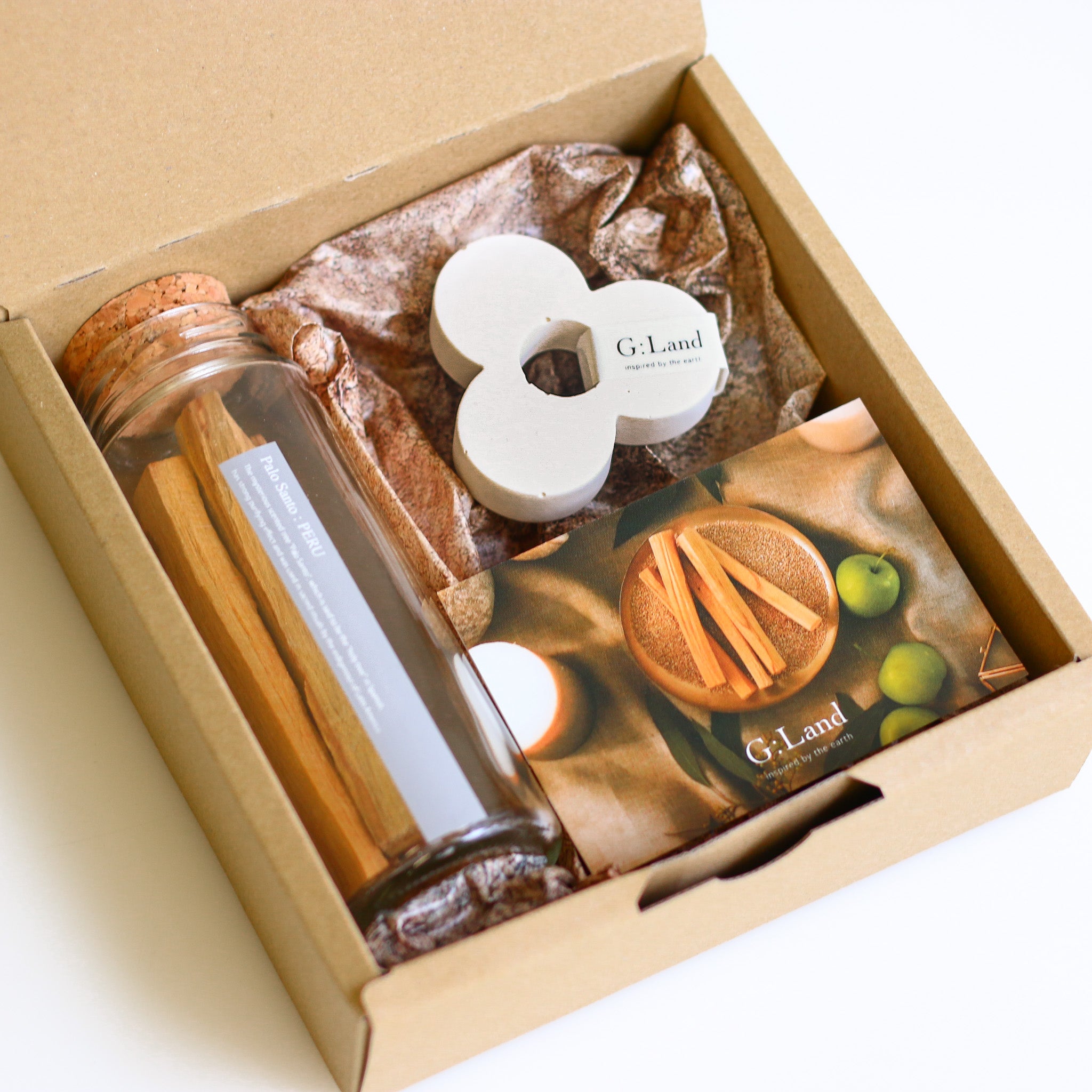 【選べるホルダー】Positive Energy Palo Santo Bottle & Eco Stone Holder set