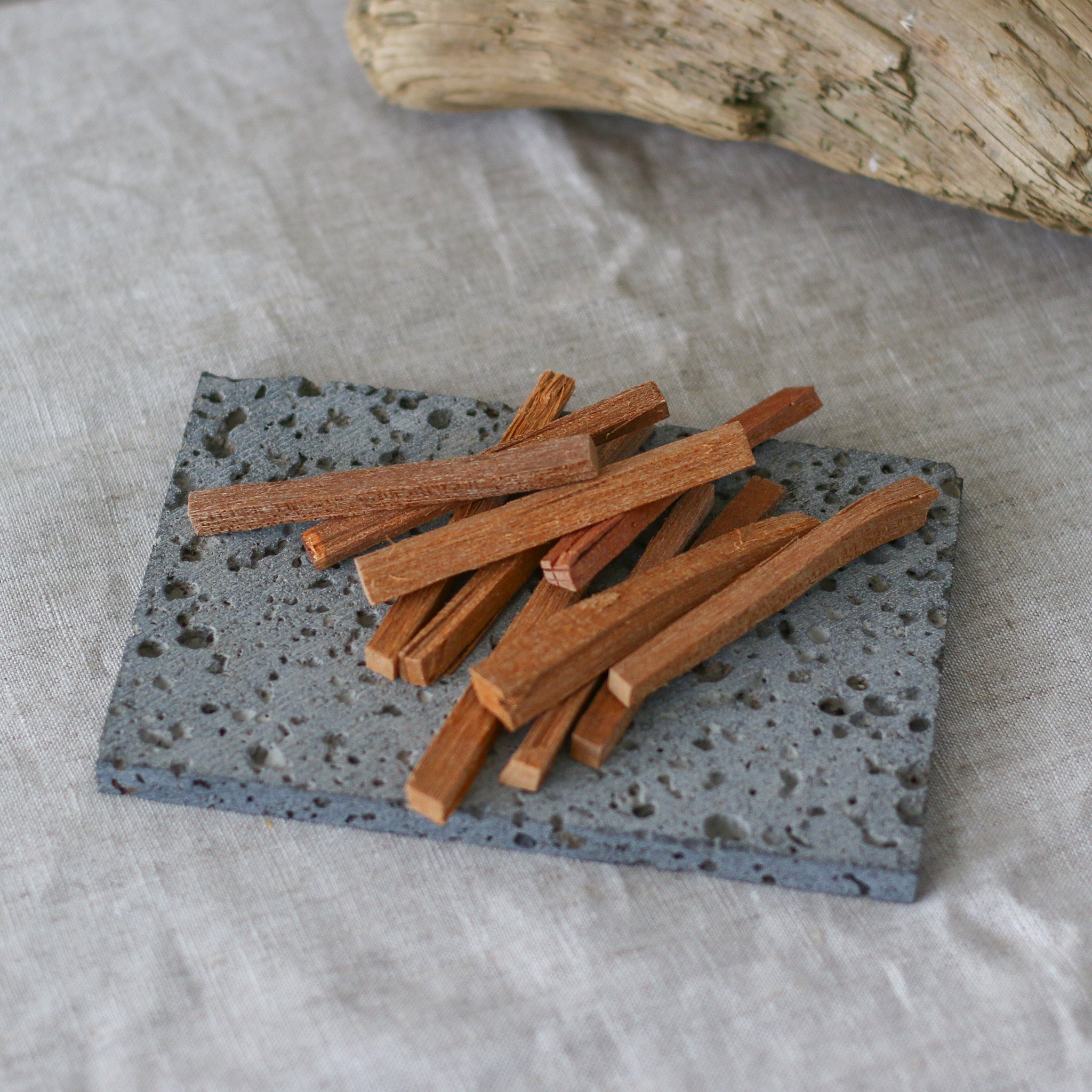 Sacred Calm Sandalwood Sticks set & Holder set