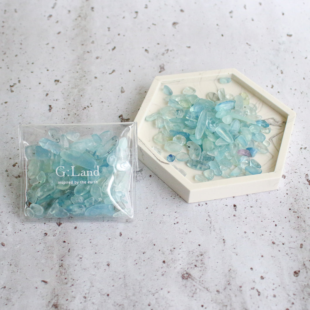 Power Stone Drops -Aquamarine