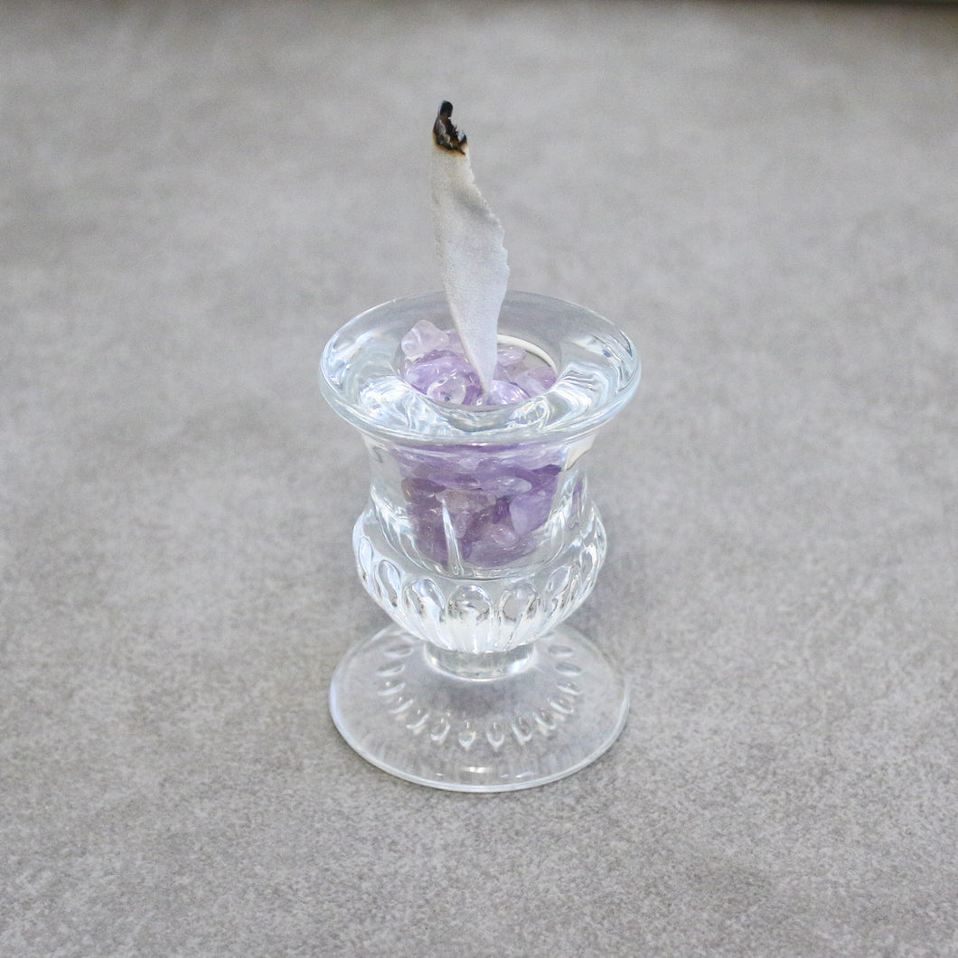 Glass Ritual Holder -B