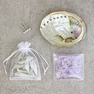 【選べる天然石】Deep Cleanse White Sage & Power Stone Drops set