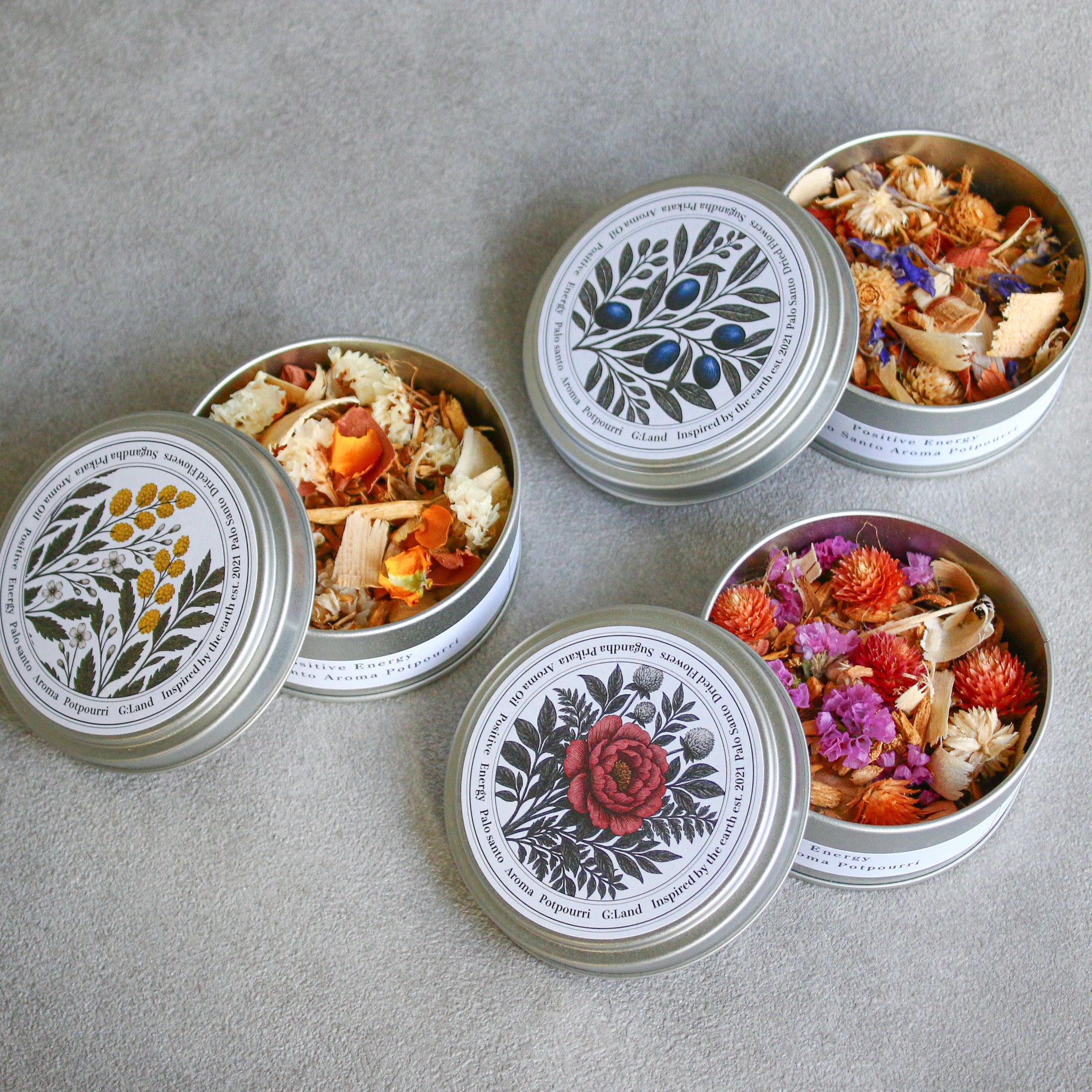 Positive Energy Palo Santo Aroma Potpourri -Lotus