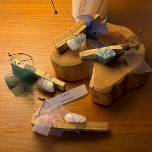 Christmas Ornament Palo Santo -Citrine