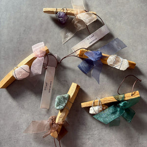 Christmas Ornament Palo Santo -Citrine
