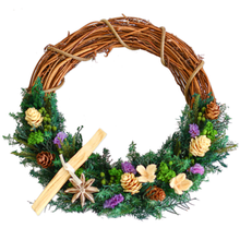 画像をギャラリービューアに読み込む, Christmas Wreath L -Palo Santo
