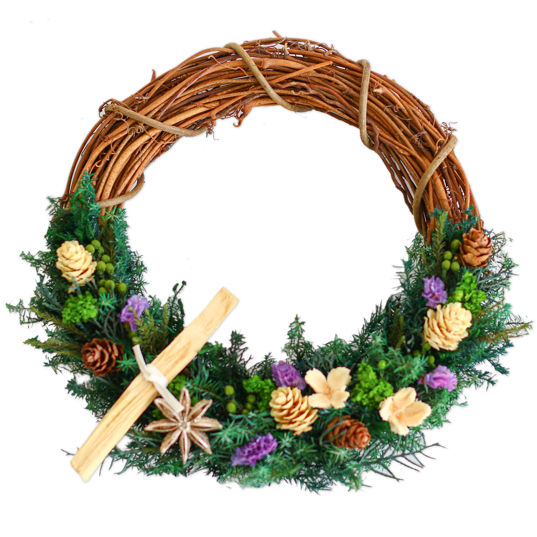 Christmas Holy Wreath Palo Santo L