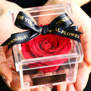 Crystal rose Box Classic petal ＜red＞.