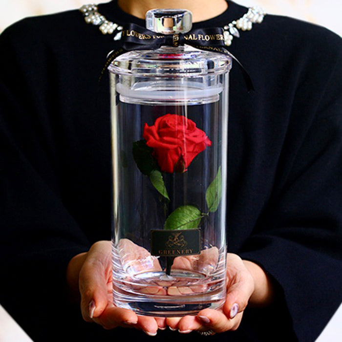 CRYSTAL ROSE花瓶 - 工芸品