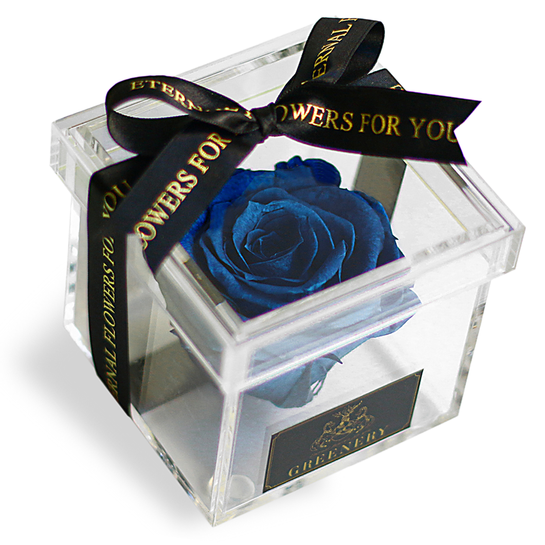 Crystal rose Box Classic petal ＜blue＞.