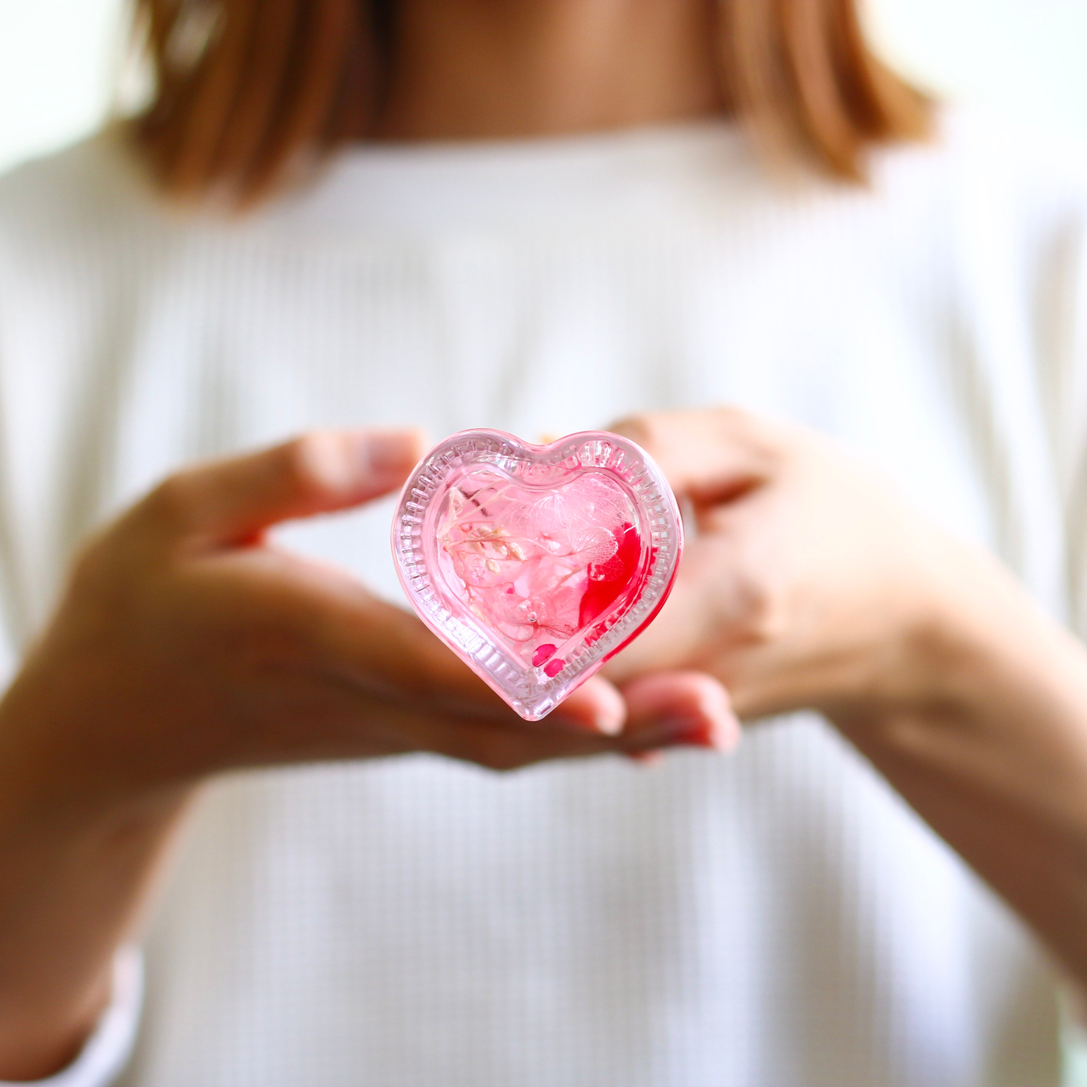 FLOWERiUM heart ＜rose pink＞