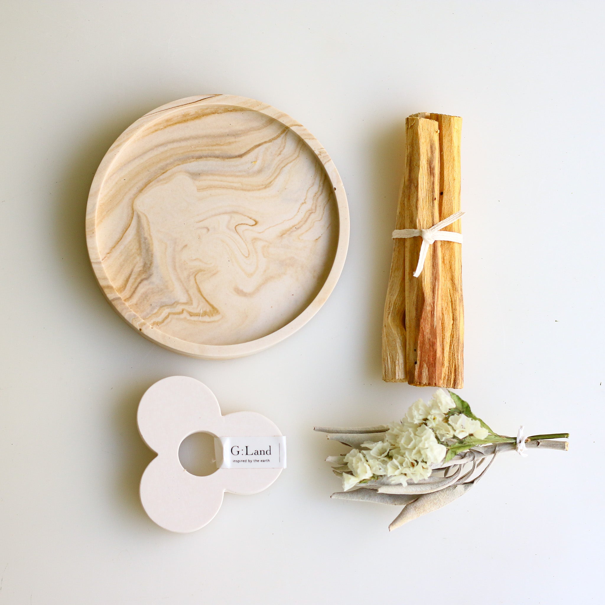 Positive Energy Palo Santo Gift set -Warm Sand