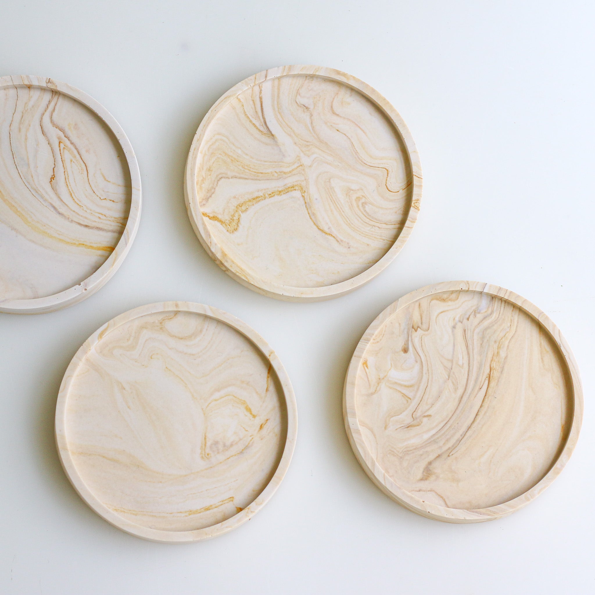 Eco Stone Plate Small -Full Moon