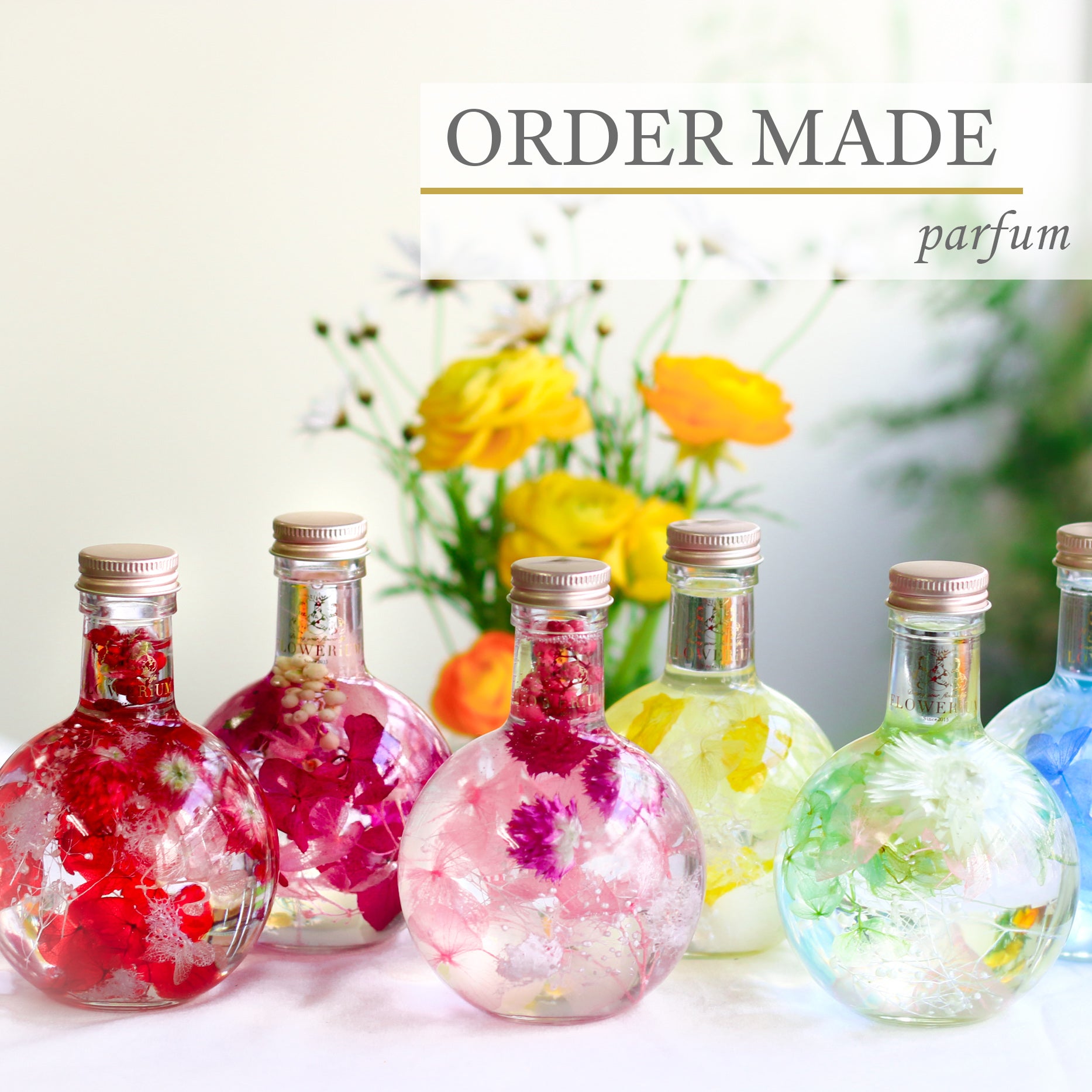 花言葉と花の色から選ぶオーダーメイド＞ parfum｜ FLOWERiUM公式通販